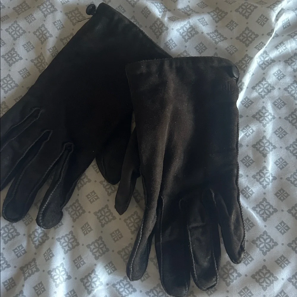 Lauren Ralph Lauren Dark Brown Gloves - XL